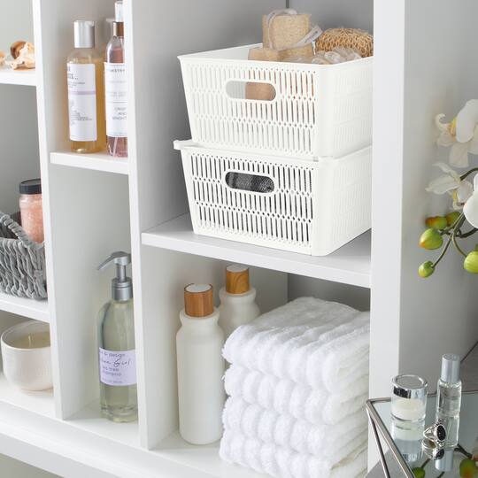 Simplify Slide Stack It Storage Tote Baskets
